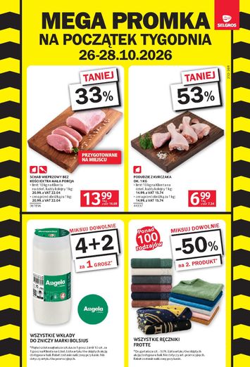 Gazetka Selgros - Selgros cash&carry - Katalog Megapromka od 26.10. do 04.11. - strona 1