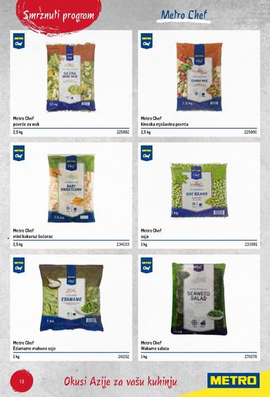 Katalog Metro - Metro - Poslovna rješenja - Azijska kuhinja vrijedi od 06.07. do 31.12. - stranica 13