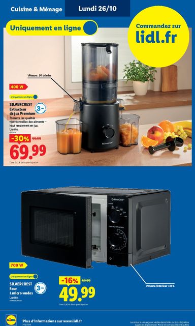 Catalogue Lidl - Lidl valable dès le 22/10 au 28/10 - page 48