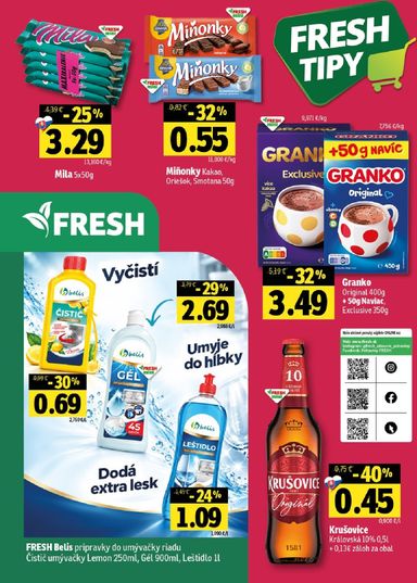 Leták FRESH - Fresh - Stredné a západné Slovensko od 22.10. do 04.11. - strana 46