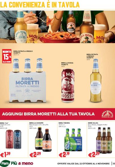 Volantino Pam - Pam - Occasioni Extra valido dal 22/10 al 04/11 - pagina 22
