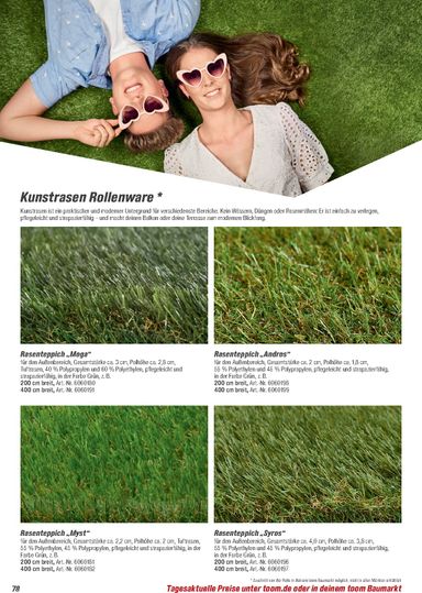 Prospekt toom - Toom - Gartenbaustoffe gültig ab 01.03. bis 31.12. - seite 78