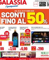 Galassia - Sconti Fino Al 50% valido da lunedì 19/10/2026