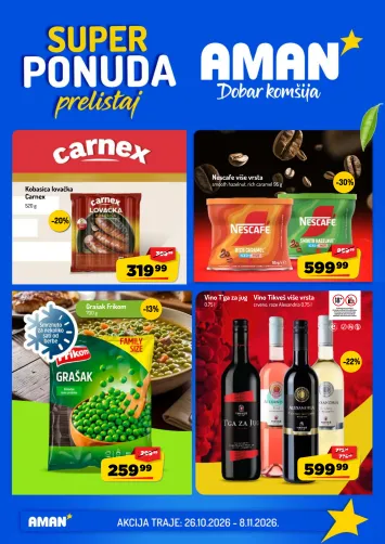 Katalog Aman - Aman od 26.10 do 08.11 - strana 1