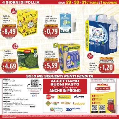 Volantino Paghi Poco - Paghi Poco - Alcamo / Avola / Marsala / Messina / Misilmeri / Pachino / Trapani / Vittoria valido dal 22/10 al 01/11 - pagina 20