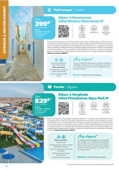 Catalogue Carrefour Market - Carrefour Market - Séjours & Circuits valable dès le 14/08 au 30/10 - page 22