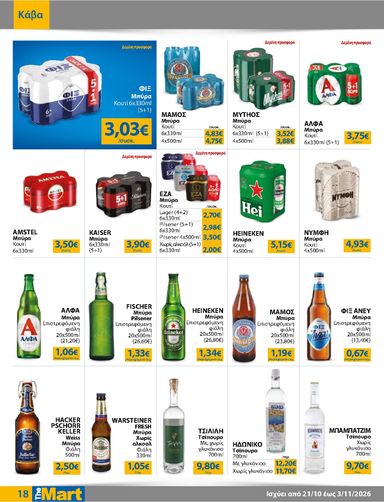 Φυλλάδιο The Mart - The Mart - Για Εμπόρους & Λοιπές Επιχειρήσεις από 21/10 έως 03/11 - σελίδα 18