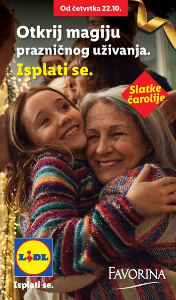 Katalog Lidl - Lidl - Favorina od 22.10 do 31.12 - strana 1