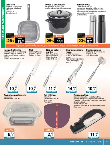 Katalog KTC - KTC - Tehnika I Posuđe Black Friday vrijedi od 28.10. do 10.11. - stranica 19