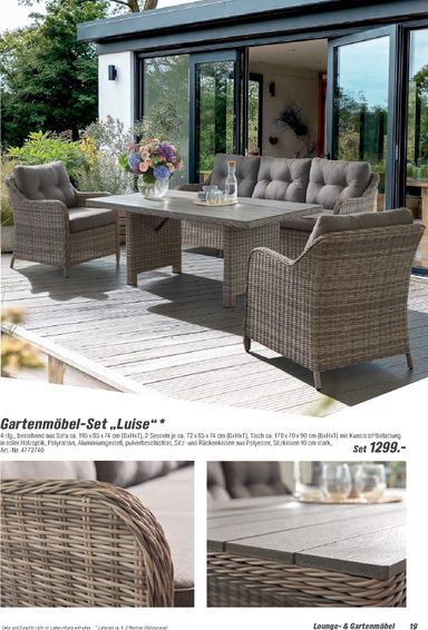 Prospekt toom - Toom - Gartenmöbel & Solar-Leuchten gültig ab 01.03. bis 31.12. - seite 19