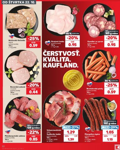 Leták Kaufland - Kaufland od 22.10. do 28.10. - strana 22