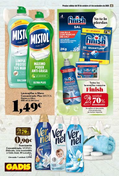 Folleto Gadis - Gadis del 29/10 al 04/11 - página 46