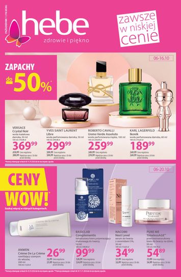Gazetka Hebe - Hebe od 06.10. do 20.10. - strona 1