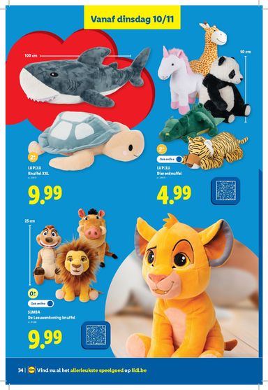 Folder Lidl - Lidl - Speelgoedboekje van 21/10 tot 24/11 - side 34