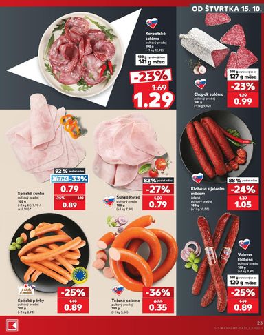 Leták Kaufland - Kaufland od 15.10. do 21.10. - strana 23