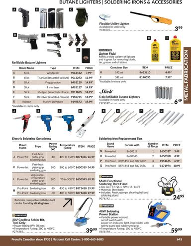 Flyer Princess Auto - Princess Auto - Metal Fabrication valid since 04-21 until 12-31 - page 36