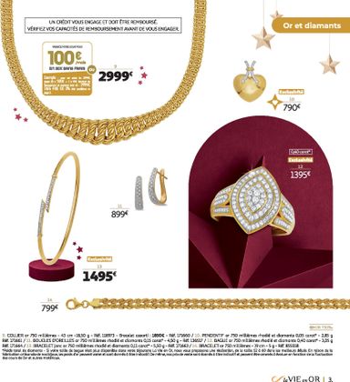 Folder Auchan - Auchan - Bijoux pour les fêtes van 20/10 tot 31/12 - side 3