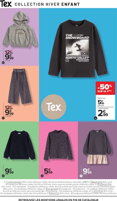Catalogue Carrefour - Carrefour - Tex Catalogue Hiver valable dès le 20/10 au 02/11 - page 14
