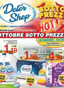 Volantini Deter Shop da giovedì 01/10