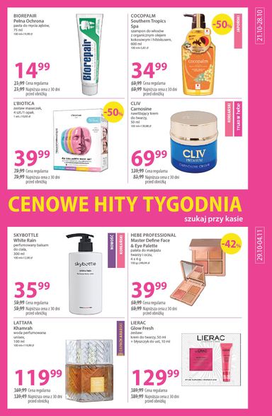 Gazetka Hebe - Hebe od 21.10. do 04.11. - strona 13