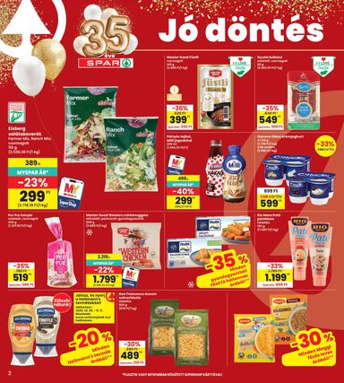 Akciós újság Spar - INTERSPAR érvényes 10.29.-tól 11.04.-ig - 2 oldal