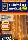 Aldi - Középső sor termékei