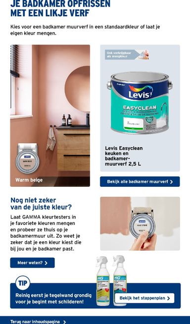 Folder Gamma - Gamma - Sanitairspecial van 25/02 tot 31/12 - side 44