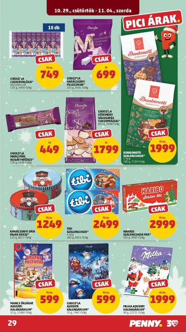 Akciós újság PENNY - PENNY érvényes 10.29.-tól 11.04.-ig - 33 oldal