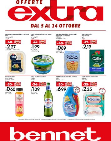 Volantino Bennet - Bennet - Offerte Extra valido dal 05/10 al 14/10 - pagina 1