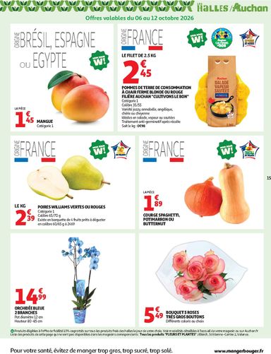 Catalogue Auchan - Auchan - Café, automne hypers valable dès le 06/10 au 18/10 - page 15