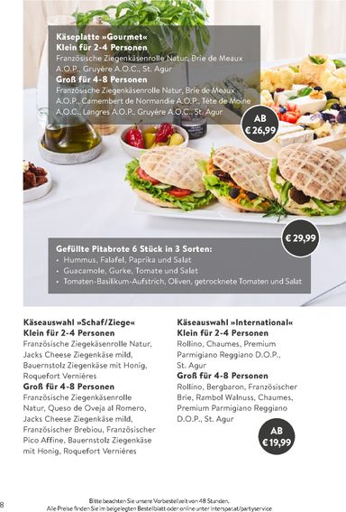 INTERSPAR-Flugblatt - INTERSPAR - Party Service gültig ab 01.03. bis 31.12. - seite 8