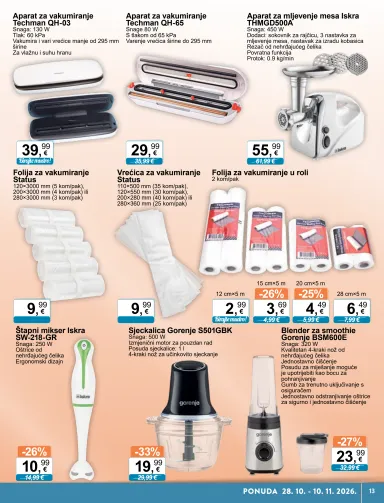 Katalog KTC - KTC - Tehnika I Posuđe Black Friday vrijedi od 28.10. do 10.11. - stranica 13