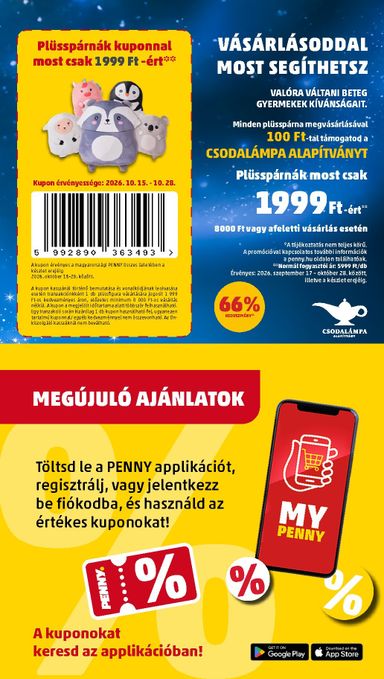 Akciós újság PENNY - PENNY érvényes 10.22.-tól 10.28.-ig - 26 oldal