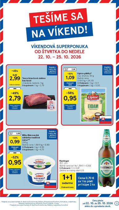 Leták Tesco - Tesco supermarket od 21.10. do 27.10. - strana 3