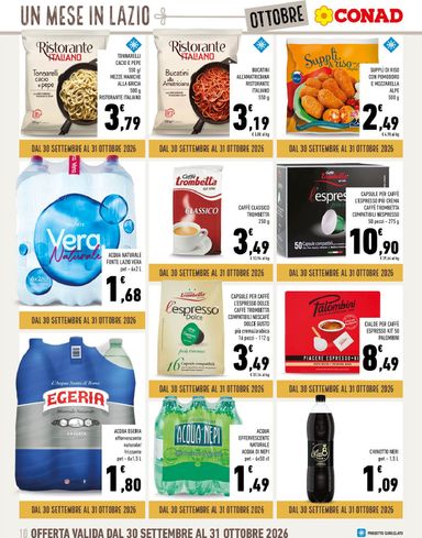 Volantino Conad Superstore - Conad Superstore - Un Mese in Lazio valido dal 01/10 al 31/10 - pagina 10