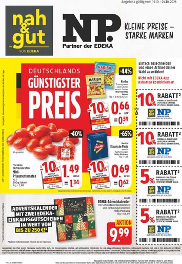 Prospekt nah & gut - nah & gut gültig ab 19.10. bis 24.10. - seite 1