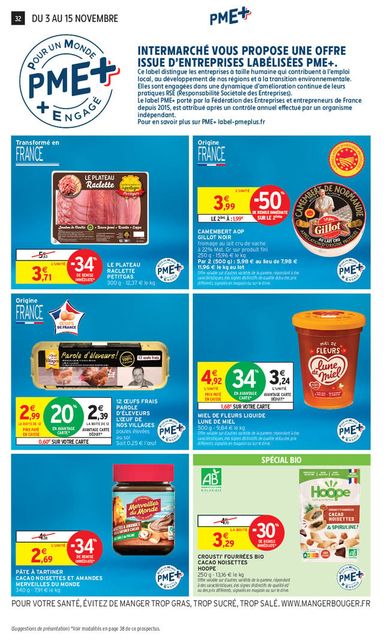 Catalogue Intermarché - Intermarché valable dès le 03/11 au 15/11 - page 32