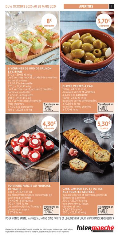 Catalogue Intermarché - Intermarché - Les Menus Traiteur valable dès le 06/10 au 28/03 - page 3