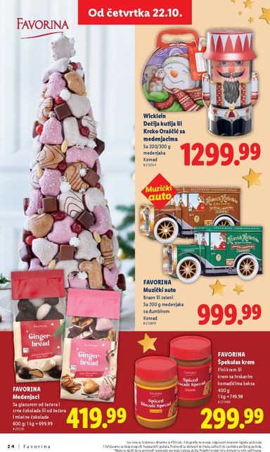 Katalog Lidl - Lidl - Favorina od 22.10 do 31.12 - strana 24