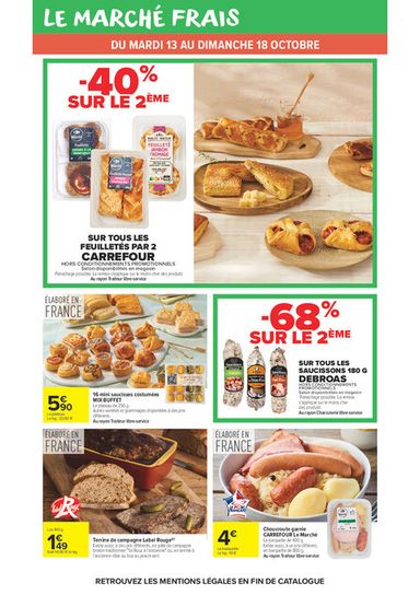 Catalogue Carrefour Market - Carrefour Market - Au Cœur du Goût valable dès le 13/10 au 25/10 - page 23