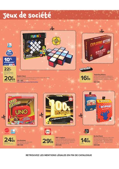 Catalogue Carrefour Market - Carrefour Market - Prêt à jouer avec nous? valable dès le 16/10 au 24/12 - page 46