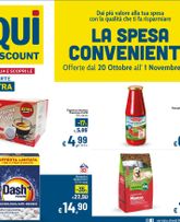 Volantini Qui discount da martedì 20/10