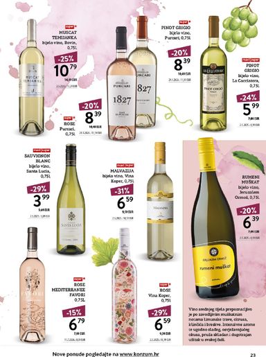Katalog Konzum - Konzum - Vinoteka vrijedi od 12.10. do 25.10. - stranica 23