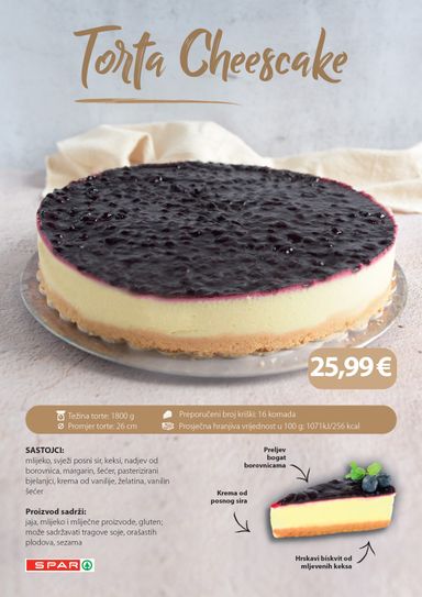 Katalog INTERSPAR - Interspar - Torte vrijedi od 10.08. do 31.12. - stranica 15