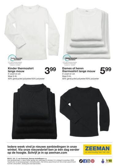 Folder Zeeman - Zeeman van 24/10 tot 06/11 - side 25