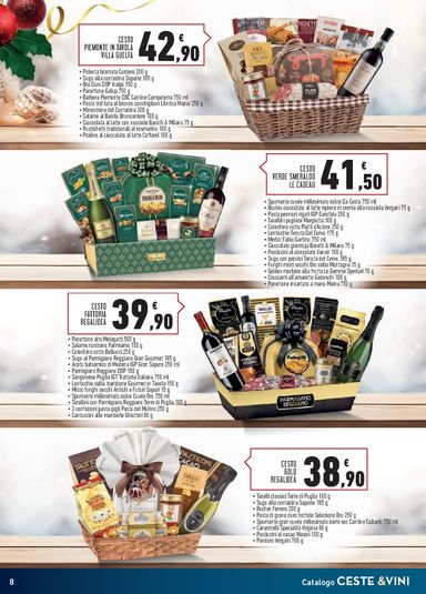 Volantino Spazio Conad - Spazio Conad - Ceste & vini valido dal 05/11 al 24/12 - pagina 8