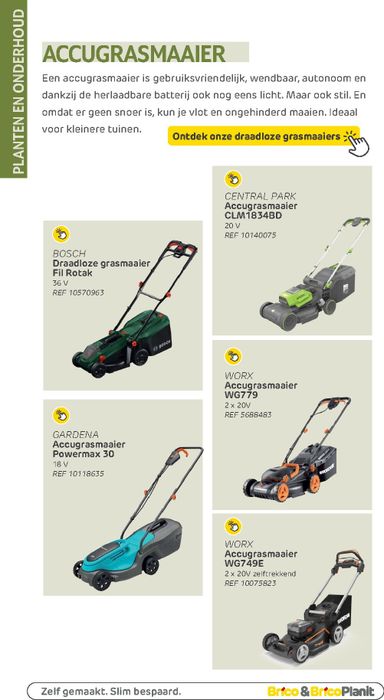 Folder Brico - Brico - Tuin catalogus van 01/03 tot 31/12 - side 186