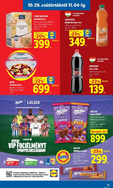 Akciós újság Lidl - Lidl érvényes 10.29.-tól 11.04.-ig - 13 oldal