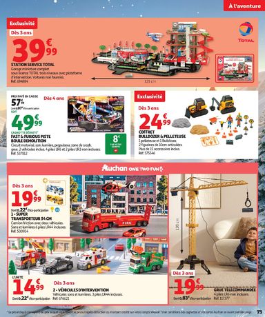 Folder Auchan - Auchan - Jouets de Noël van 16/10 tot 06/12 - side 73