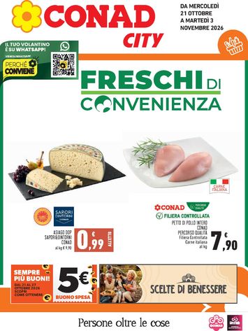 Volantino Conad City - Conad City - Roma, Viterbo valido dal 21/10 al 03/11 - pagina 1